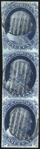 Sale 1037, Lot 1403, 1c 1851-56 Issue (Scott 5-9)