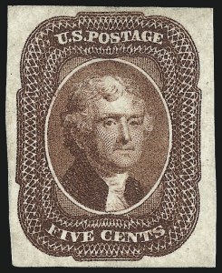 Sale 1037, Lot 1429, 3c-12c 1851-56 Issue (Scott 10-17)