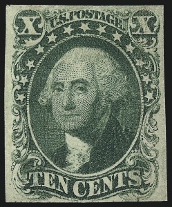 Sale 1037, Lot 1432, 3c-12c 1851-56 Issue (Scott 10-17)