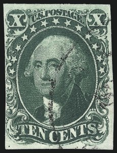 Sale 1037, Lot 1434, 3c-12c 1851-56 Issue (Scott 10-17)