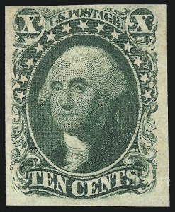 Sale 1037, Lot 1439, 3c-12c 1851-56 Issue (Scott 10-17)