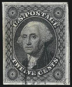 Sale 1037, Lot 1447, 3c-12c 1851-56 Issue (Scott 10-17)