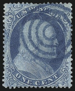 Sale 1037, Lot 1450, 1c 1857-60 Issue (Scott 18-24)