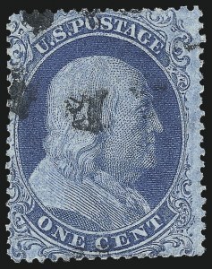 Sale 1037, Lot 1451, 1c 1857-60 Issue (Scott 18-24)