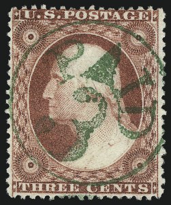 Sale 1037, Lot 1473, 3c-90c 1857-60 Issue (Scott 26-39)