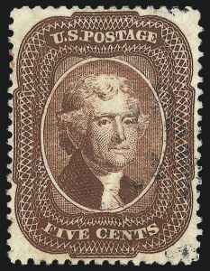 Sale Number 1037, Lot Number 1476, 3c-90c 1857-60 Issue (Scott 26-39)
