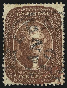 Sale 1037, Lot 1480, 3c-90c 1857-60 Issue (Scott 26-39)