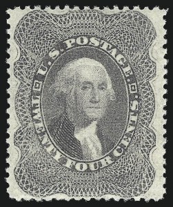 Sale 1037, Lot 1503, 3c-90c 1857-60 Issue (Scott 26-39)