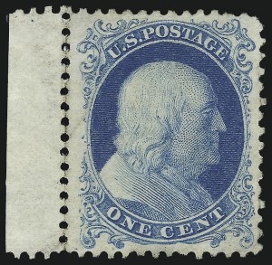 Sale 1037, Lot 1514, 1875 Reprint of 1857-60 Issue (Scott 40-47)