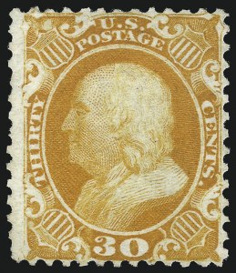 Sale 1037, Lot 1526, 1875 Reprint of 1857-60 Issue (Scott 40-47)
