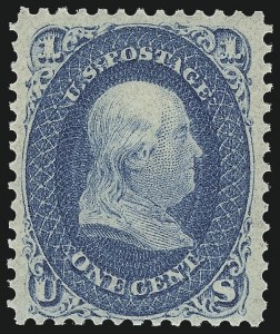 Sale 1037, Lot 1536, 1861-66 Issue (Scott 56-66)