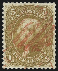 Sale 1037, Lot 1555, 1861-66 Issue (Scott 67-78c)