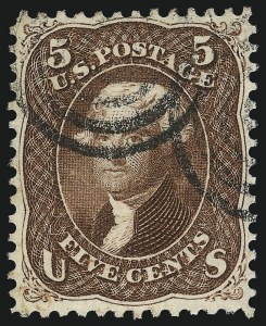 Sale Number 1037, Lot Number 1577, 1861-66 Issue (Scott 67-78c)