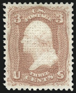 Sale 1037, Lot 1586, 1867-68 Grilled Issue (Scott 79-101)