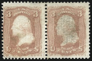 Sale 1037, Lot 1587, 1867-68 Grilled Issue (Scott 79-101)