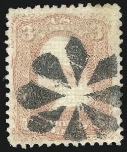 Sale 1037, Lot 1589, 1867-68 Grilled Issue (Scott 79-101)