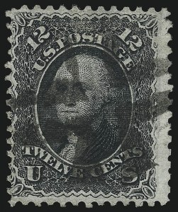 Sale 1037, Lot 1602, 1867-68 Grilled Issue (Scott 79-101)