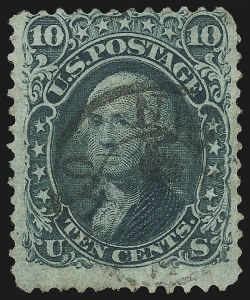 Sale 1037, Lot 1614, 1867-68 Grilled Issue (Scott 79-101)