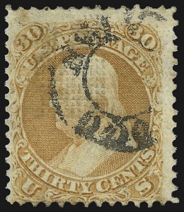 Sale 1037, Lot 1620, 1867-68 Grilled Issue (Scott 79-101)