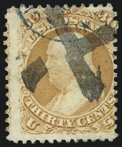 Sale 1037, Lot 1621, 1867-68 Grilled Issue (Scott 79-101)