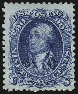 Sale 1037, Lot 1622, 1867-68 Grilled Issue (Scott 79-101)