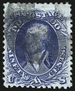 Sale 1037, Lot 1627, 1867-68 Grilled Issue (Scott 79-101)