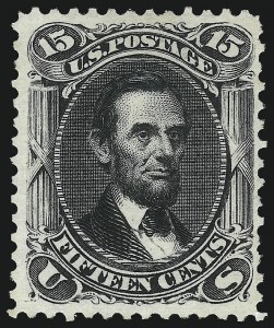 Sale 1037, Lot 1646, 1875 Re-Issue of 1861-66 Issue (Scott 102-111)