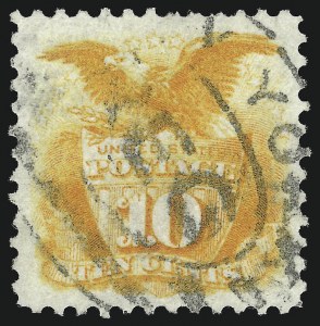 Sale 1037, Lot 1692, 1875 Re-Issue of 1869 Pictorial Issue (Scott 123-132)
