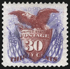 Sale 1037, Lot 1700, 1875 Re-Issue of 1869 Pictorial Issue (Scott 123-132)
