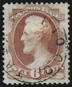 Sale 1037, Lot 1722, 1870-73 Bank Note Issues (Scott 134-166), 6c Carmine (148) Sale 1037, Lot 1722, 1870-73 Bank Note Issues (Scott 134-166)