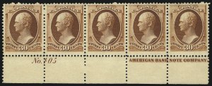 Sale 1037, Lot 1770, 1875-88 Bank Note Issues incl. Special Printings (Scott 174-218)