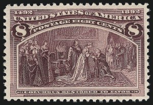 Sale Number 1037, Lot Number 1823, 1893 Columbian Issue, 1c thru 30c (Scott 230-239)