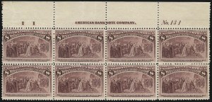 Sale 1037, Lot 1825, 1893 Columbian Issue, 1c thru 30c (Scott 230-239)