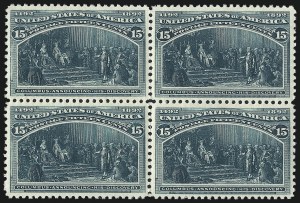 Sale 1037, Lot 1831, 1893 Columbian Issue, 1c thru 30c (Scott 230-239)