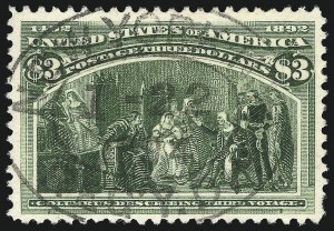 Sale 1037, Lot 1851, 1893 Columbian Issue, 50c thru $5.00 (Scott 240-245)