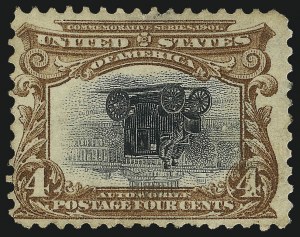 Sale 1037, Lot 1955, 1901 Pan-American Issue Inverts (Scott 294a-296a-S)