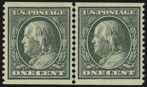 Sale Number 1037, Lot Number 2024, 1908-12 Issues (Scott 338-396)