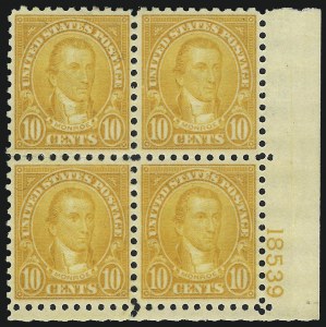 Sale 1037, Lot 2139, 1922-26 and Later Issues (Scott 551-1610)