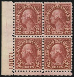 Sale 1037, Lot 2140, 1922-26 and Later Issues (Scott 551-1610)