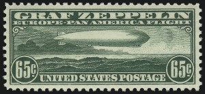 Sale 1037, Lot 2219, Air Post, Graf Zeppelin Issues (Scott C13-C15, C18)