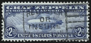 Sale Number 1037, Lot Number 2230, Air Post, Graf Zeppelin Issues (Scott C13-C15, C18)