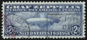 Sale 1037, Lot 2231, Air Post, Graf Zeppelin Issues (Scott C13-C15, C18)
