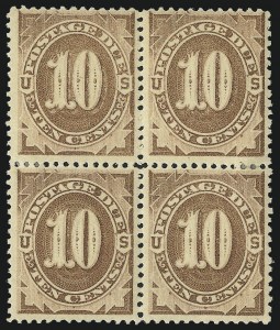 Sale 1037, Lot 2253, Postage Due Featuring Blocks and Plate Blocks (Scott J1-J28)