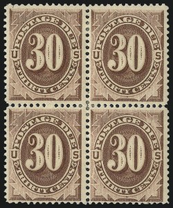 Sale 1037, Lot 2266, Postage Due Featuring Blocks and Plate Blocks (Scott J1-J28)
