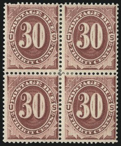 Sale 1037, Lot 2272, Postage Due Featuring Blocks and Plate Blocks (Scott J1-J28)
