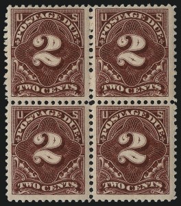 Sale 1037, Lot 2278, Postage Due Featuring Blocks and Plate Blocks (Scott J31-J75)