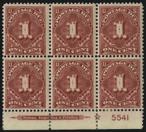 Sale 1037, Lot 2288, Postage Due Featuring Blocks and Plate Blocks (Scott J31-J75)