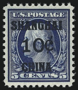 Sale 1037, Lot 2319, Offices in China (Scott K1-K16a, K17)