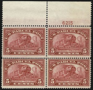 Sale 1037, Lot 2347, Officials, Newspapers & Periodicals, Parcel Post (O, PR, Q)