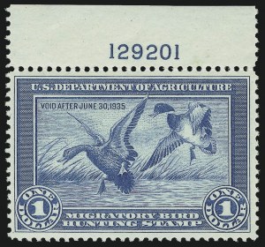 Sale 1037, Lot 2410, Revenues, Hunting Permits